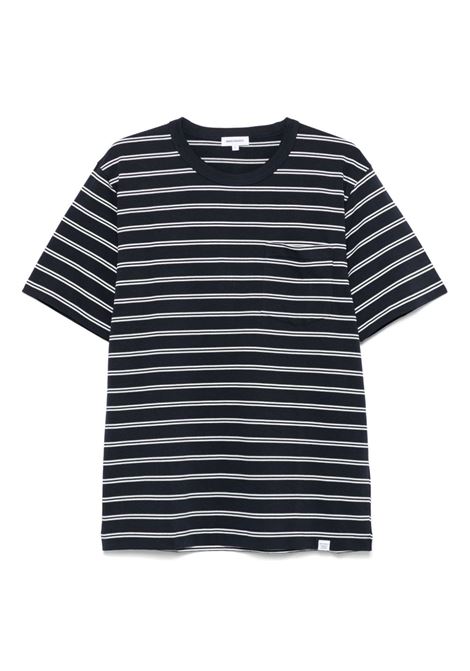 holger organic sailor stripe pocket t-shirt NORSE PROJECTS | N01-06697004
